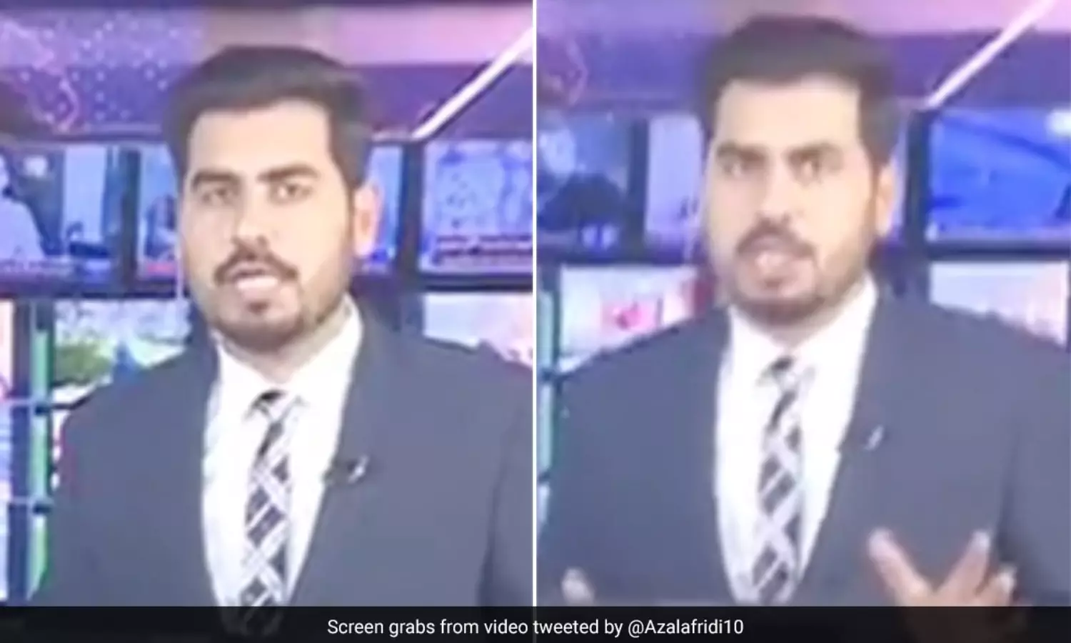 Video released of Pakistani TV Anchor continuing to deliver news as quake shakes studio