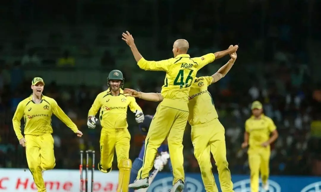 ODI: Aussies clinch the series beating India for 21 runs