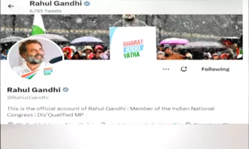 Rahul Gandhi modifies Twitter bio after his disqualification from Parliament