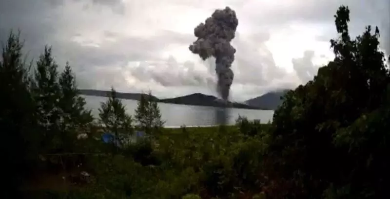 Anak Krakatau volcano in Indonesia erupts 4 times in one day