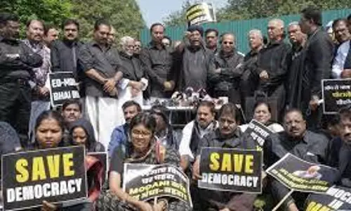 Congress protest