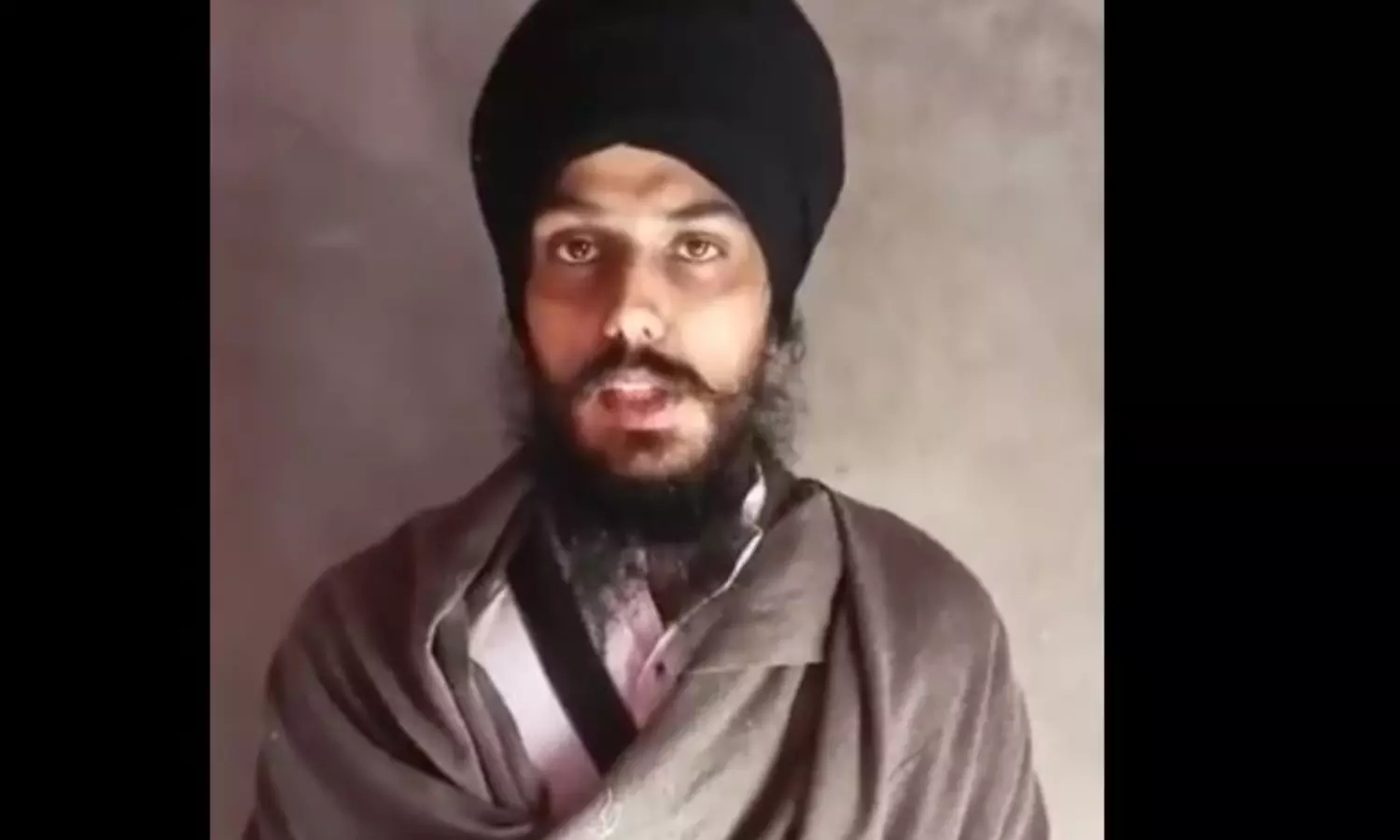 Fugitive Amritpal Singh posts video while on the run, confirms he’s at large