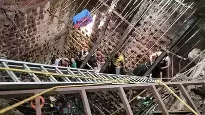 12 people killed, 19 rescued as stepwell at an Indore temple collapsed