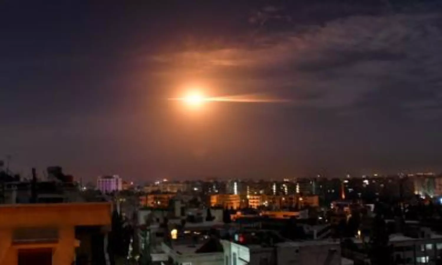 Syria downs Israels airstrikes targeting Damascus military sites