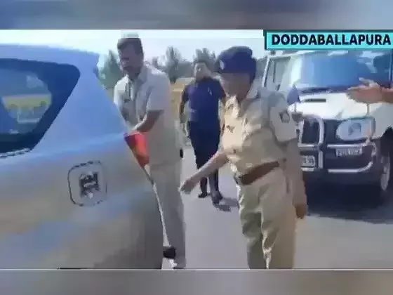 Election officials search Karnataka CMs car, video goes viral