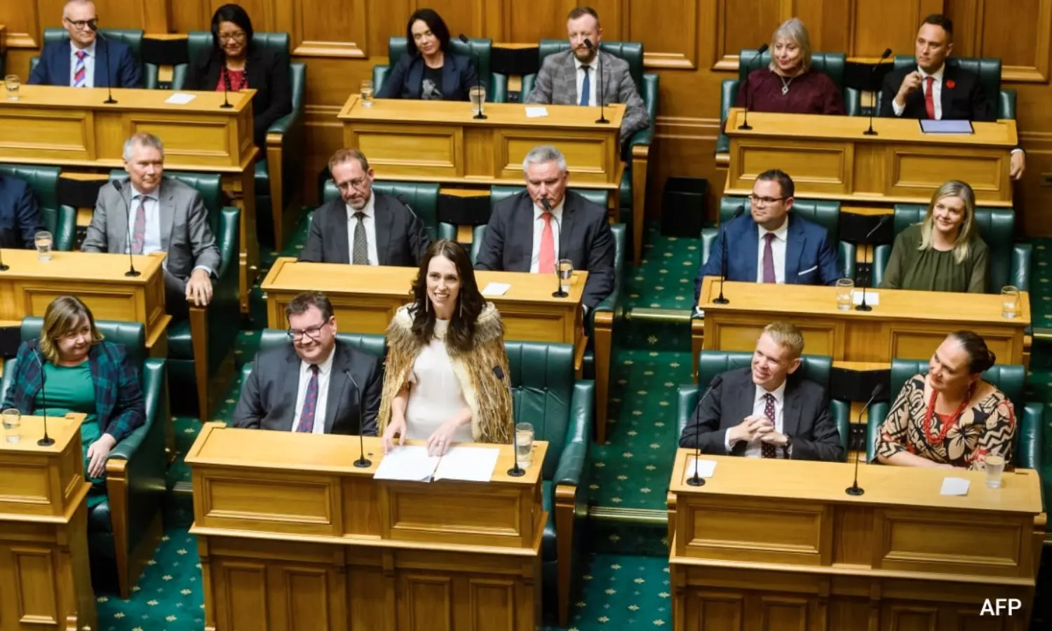 Jacinda Ardern addresses New Zealands parliament in her farewell address