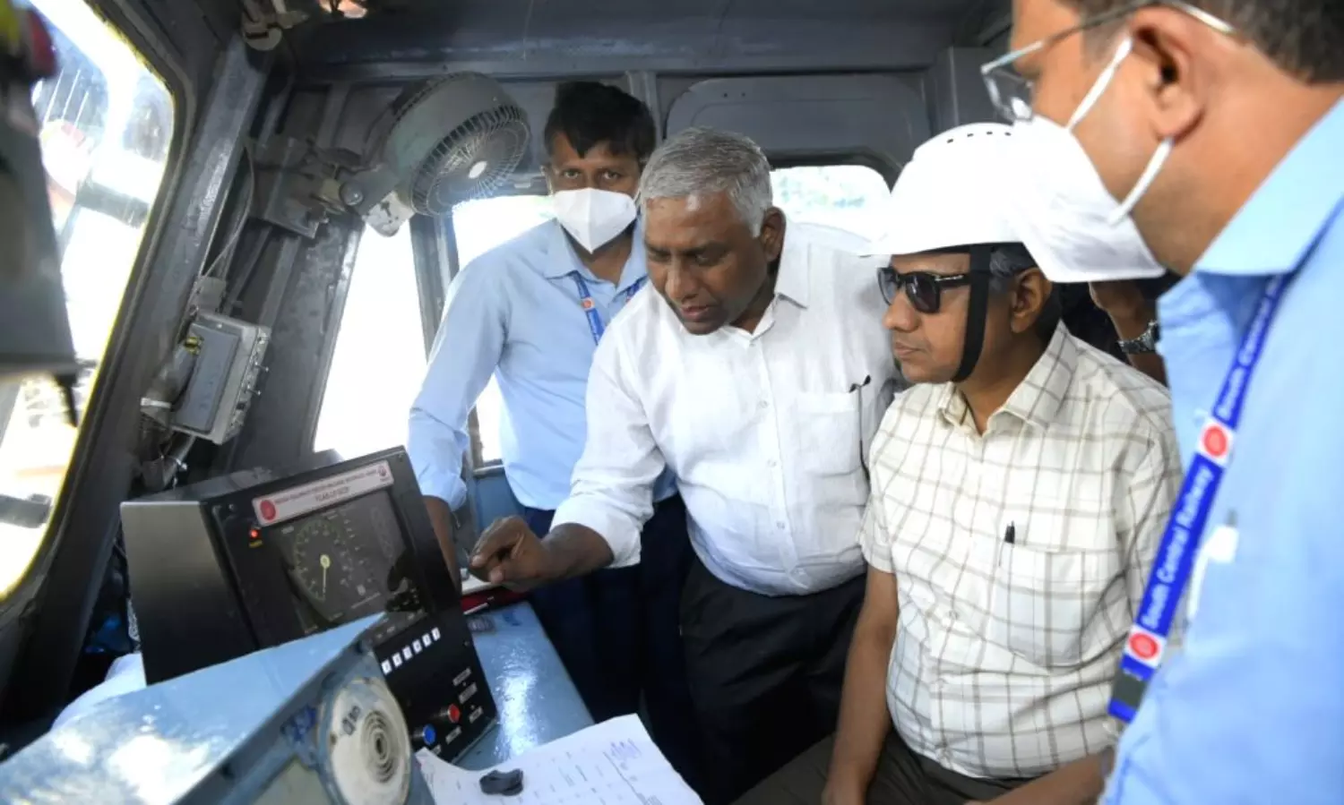 Railway Board Chairman inspects Kavach system in Hyderabad