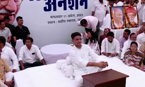 Sachin Pilot leaves Congress in shock, as AAP, AIMIM support fasting