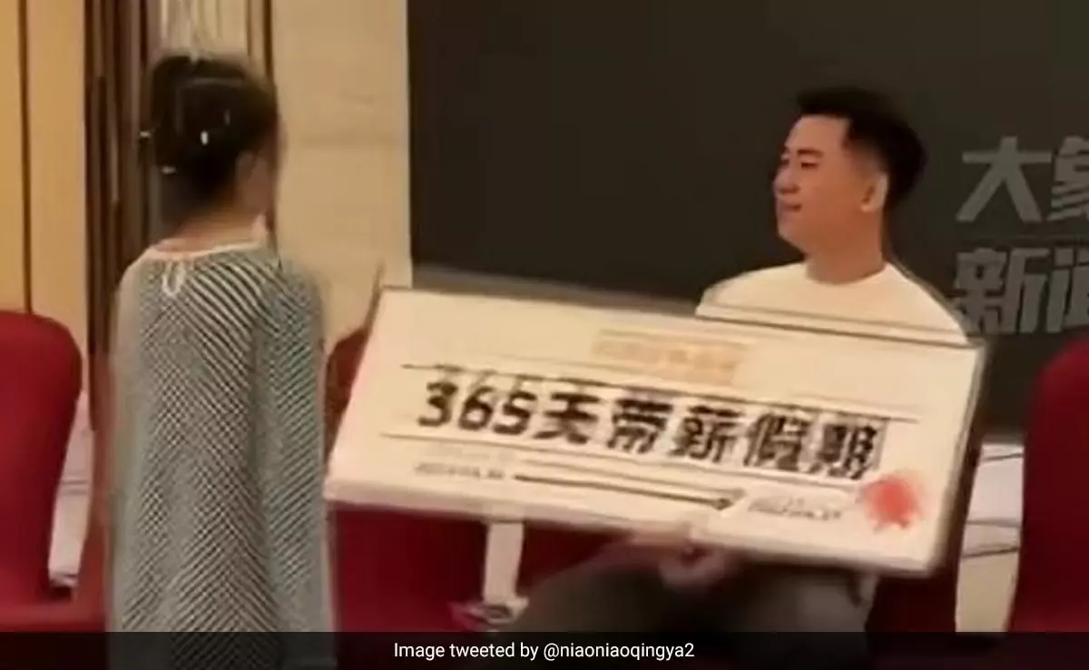 Chinese man wins company lucky draw; 365 days of paid leave