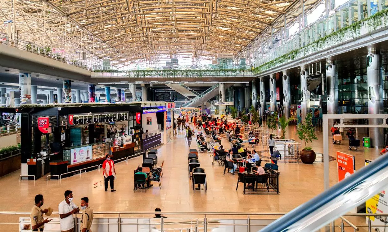 Hyderabad Airport handled 21 mn passengers in 2022-23 Hyderabad Airport handled 21 mn passengers in 2022-23