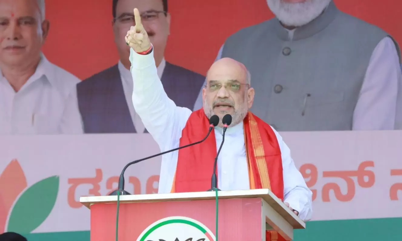 Every vote in favour of BJP protect Karnataka from PFI: Shah