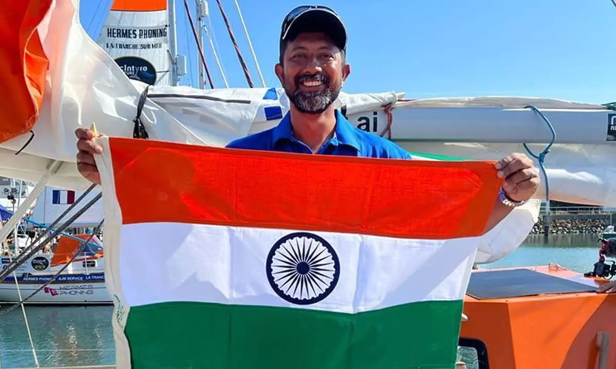 Indian sailor creates history finishing 2nd in global yacht race Indian sailor creates history finishing 2nd in global yacht race