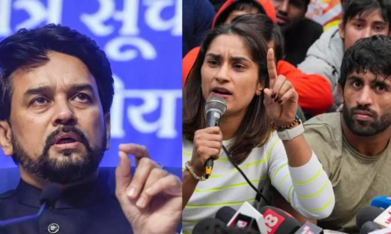 Anurag Thakur tried to suppress the matter: Vinesh Phogat slams union sports Minister