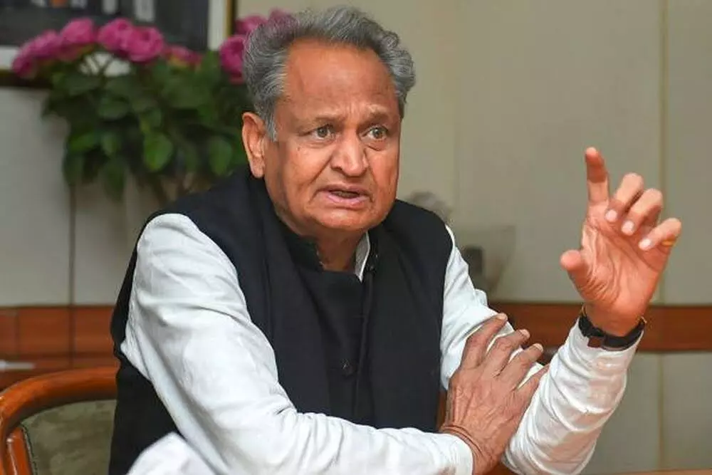 Alleging using religion, Rajasthan CM urges EC to ban PM from campaigning in Ktaka