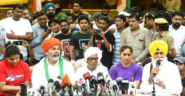 Supporting wrestlers’ protest a ‘mistake’: wrestling body chief tells farmers Supporting wrestlers’ protest a ‘mistake’: wrestling body chief tells farmers