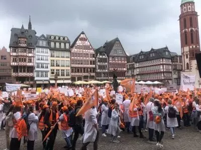 Doctors in Germany stage nationwide strike