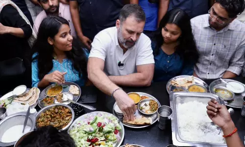 Rahul Gandhi receives DU provost’s rebuke for visiting men’s hostel without notice