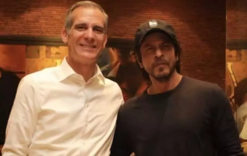Is it time for my Bollywood debut? Ambassador Garcetti jokes as SRK hosts him at Mannat