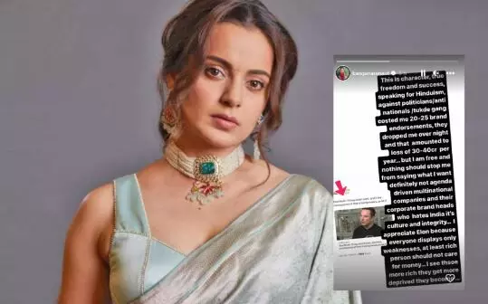 Kangana says she is facing a loss of Rs 30-40cr for speaking for Hinduism, against anti-nationals