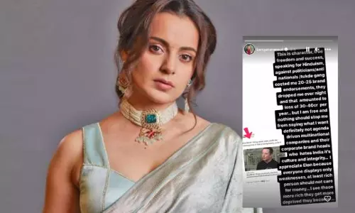 Kangana says she is facing a loss of Rs 30-40cr for speaking for Hinduism, against anti-nationals
