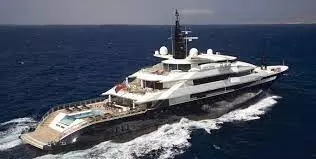 $120 million Russian luxury yacht waits for owner at an Antiguan port