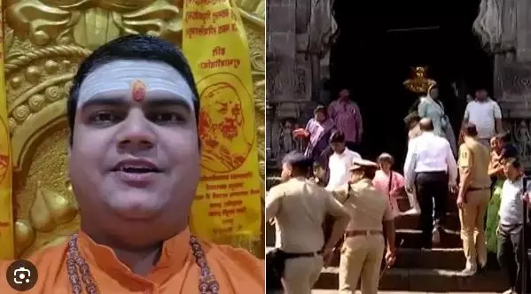 Mahant demands Hanuman Chalisa recital in mosques, claims Hindu temple beneath Sufi Dargah in Trimbakeshwar