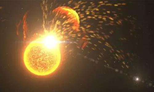 Life on Earth may have been brought about by extremely intense solar flares