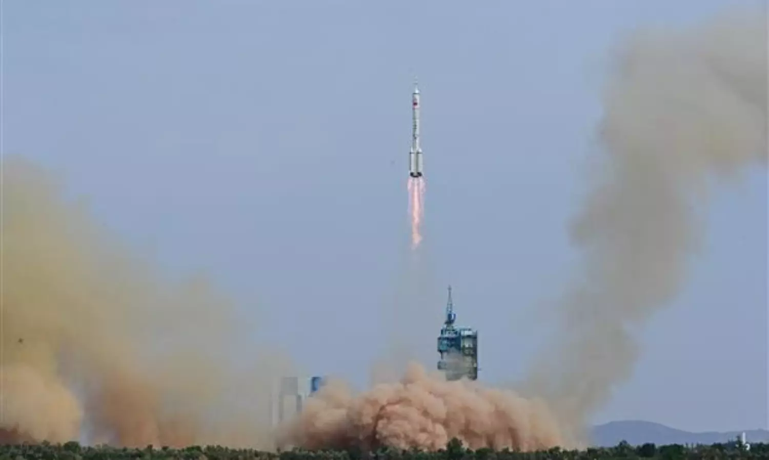 New manned spacecraft launched by China with first civilian on board