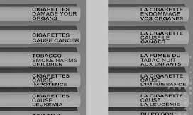 Poison in every puff, Canada to print a warning on every cigarette