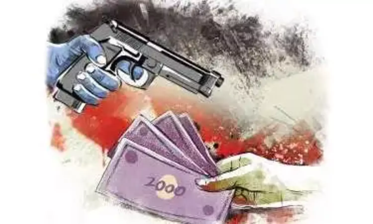7 crores looted at gunpoint in Punjab’s private firm