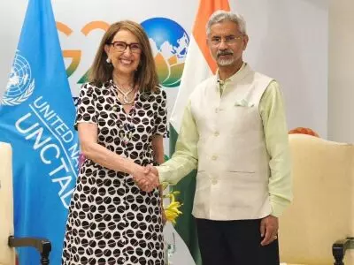 G20 meeting: Jaishankar meets UN trade official, other dignitaries in Varanasi