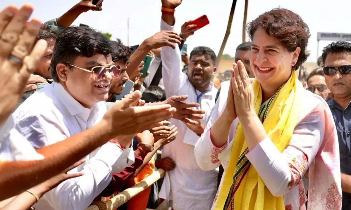 Priyanka Gandhi launches Cong campaign for MP elections, slams BJP on scams