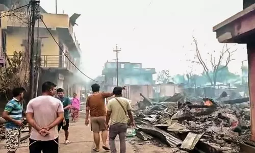 Union Minister’s house attacked, set on fire by a violent mob in Manipur