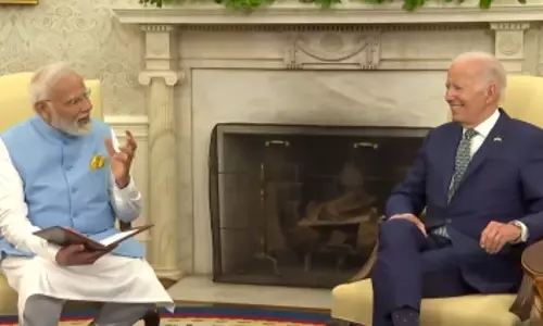 Democracy in our DNA, no space for discrimination, Modi says in Washington