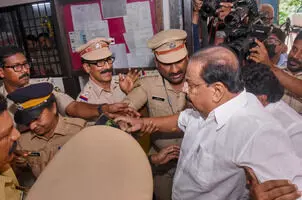 Crime Branch arrests KPCC chief Sudhakaran in cheating case: released on bail