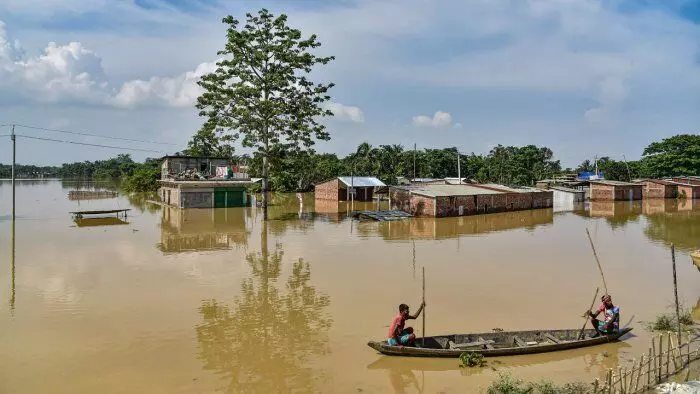 Assam floods: over 4 lakh hit as situation remains grim