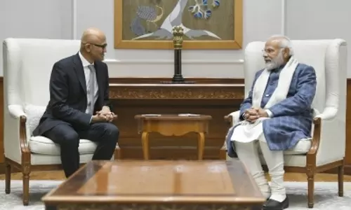 PM Modi, Satya Nadella talk about improving Indians lives with AI