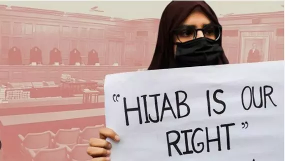 Hyderabad school prohibits hijab, police book principal, teachers