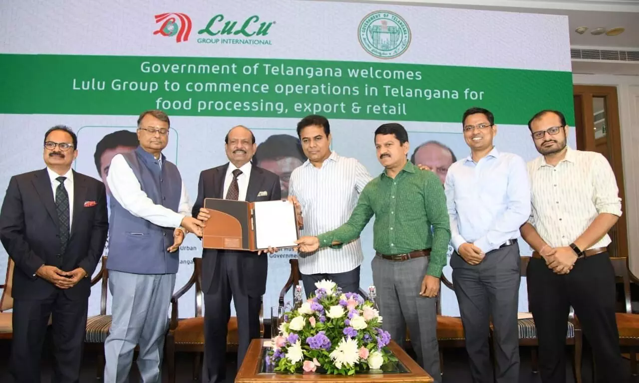 Lulu Group announces Rs 3,500 cr investment in Telangana, including malls, food processing units