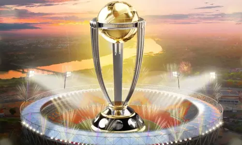 ICC World Cup trophy stuns world from edge of Earths atmosphere