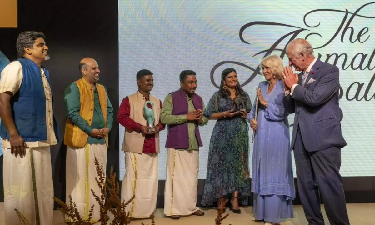 King Charles, Camilla presents Environmental award to ‘Elephant Whisperers’ director