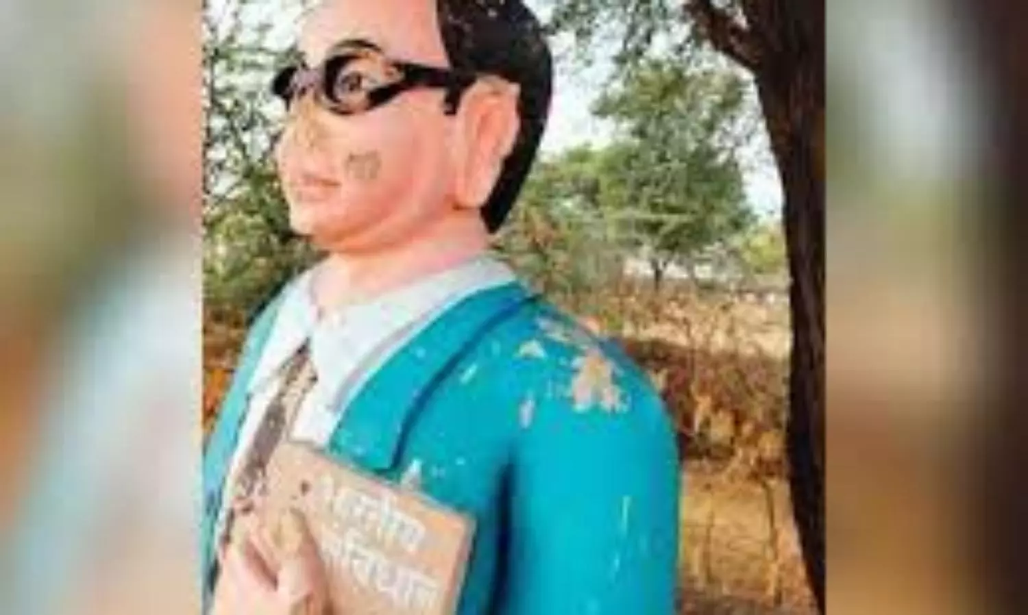 Dr. Ambedkar’s statue vandalized in UP, protest erupts