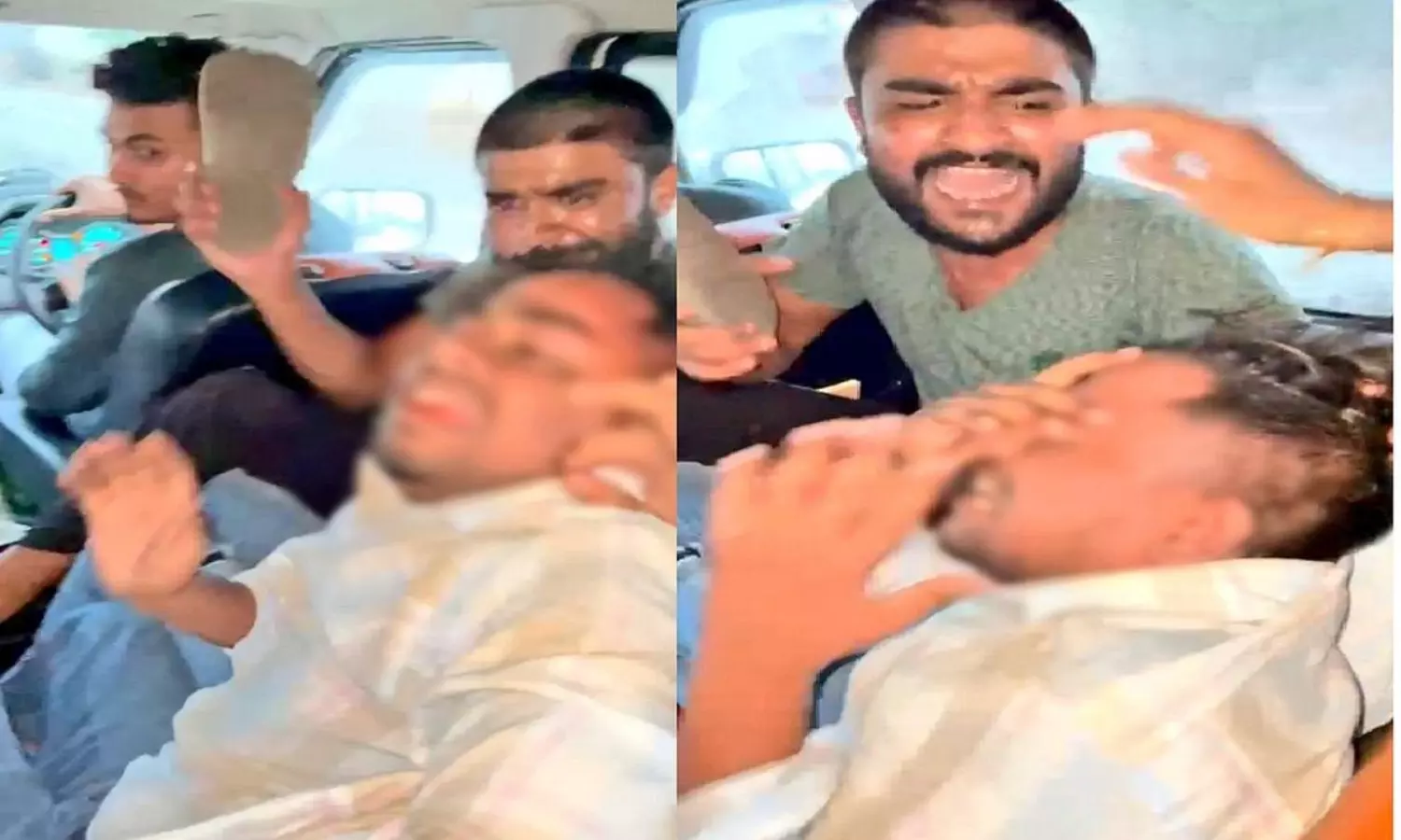 Muslim youth forced to lick foot: Another video of an inhuman act from Madhya Pradesh surfaces