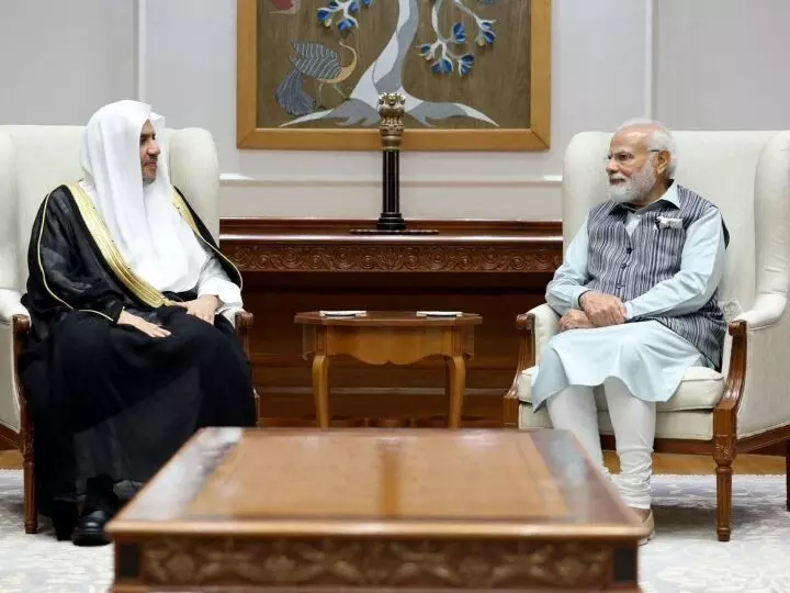 PM Modi, Muslim World League Secretary-General Al-Issa hold talk to further peace, harmony