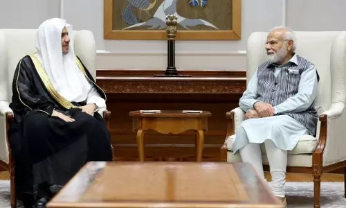 PM Modi, Muslim World League Secretary-General Al-Issa hold talk to further peace, harmony