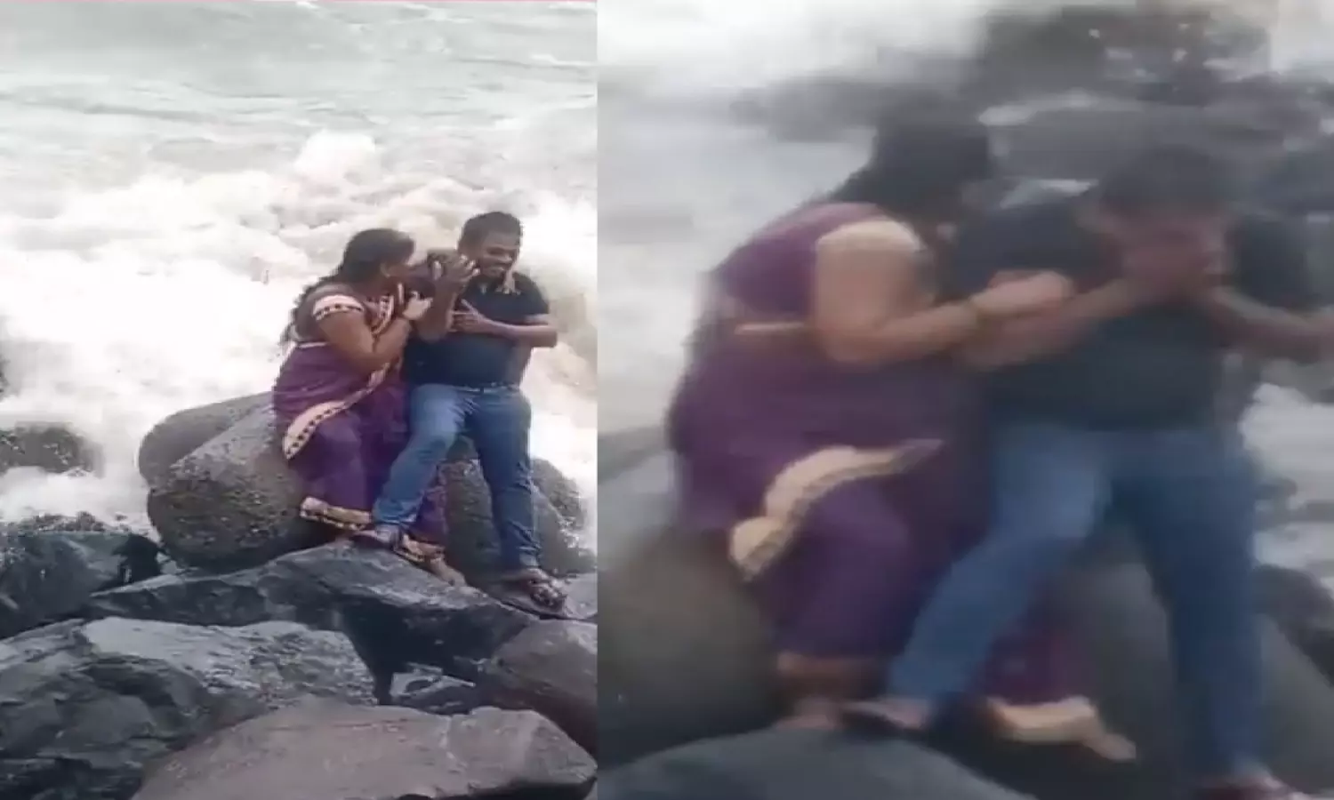 Woman drowns in Mumbai sea as children watch, husband rescued