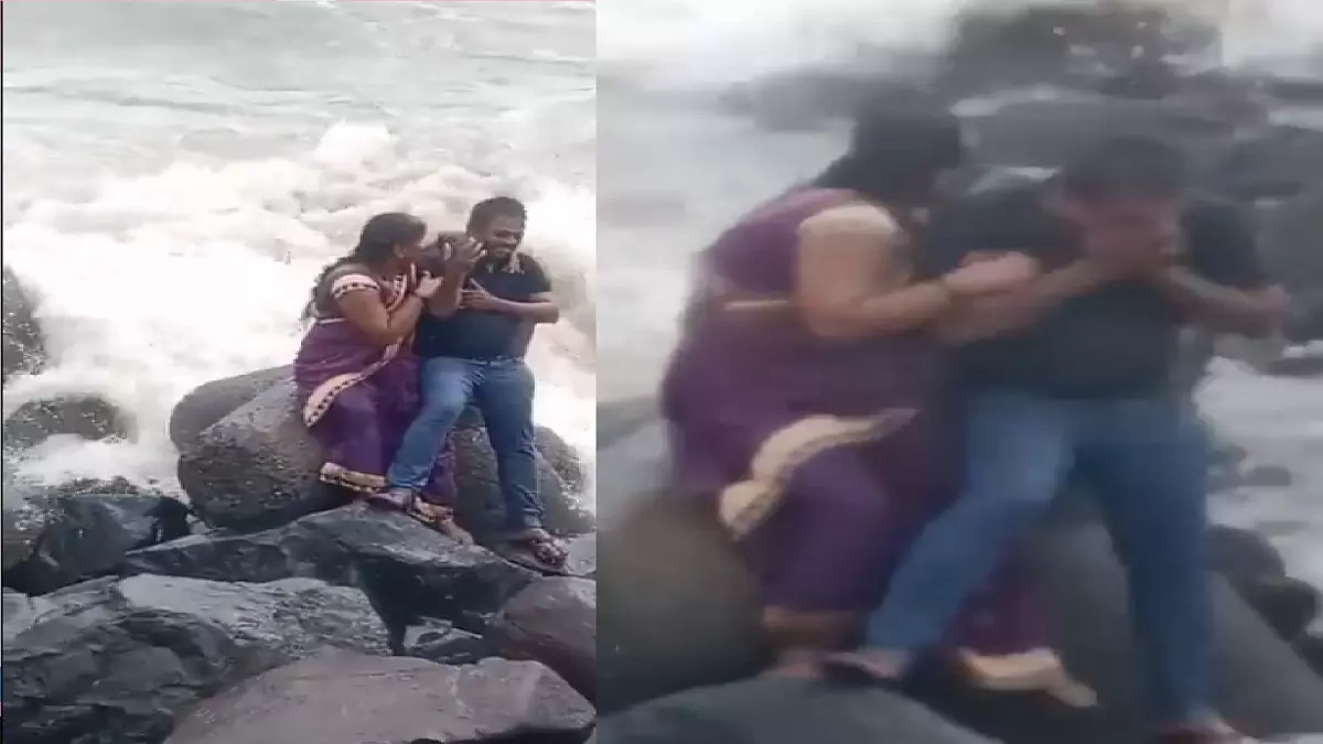 Woman drowns in Mumbai sea as children watch, husband rescued Woman drowns in Mumbai sea as children watch, husband rescued