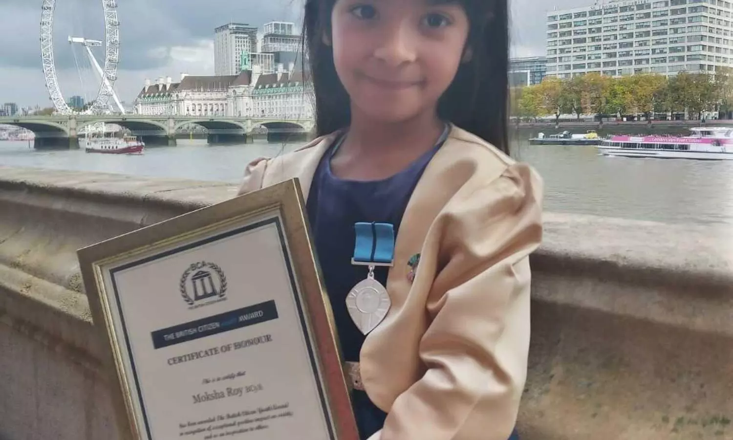 7-yr-old Indian-origin girl wins UK PM’s Points of Light award