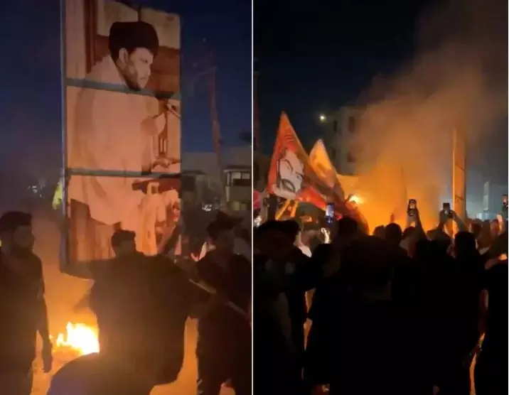 Protestors set ablaze Swedish embassy in Baghdad over Quran incident Protestors set ablaze Swedish embassy in Baghdad over Quran incident