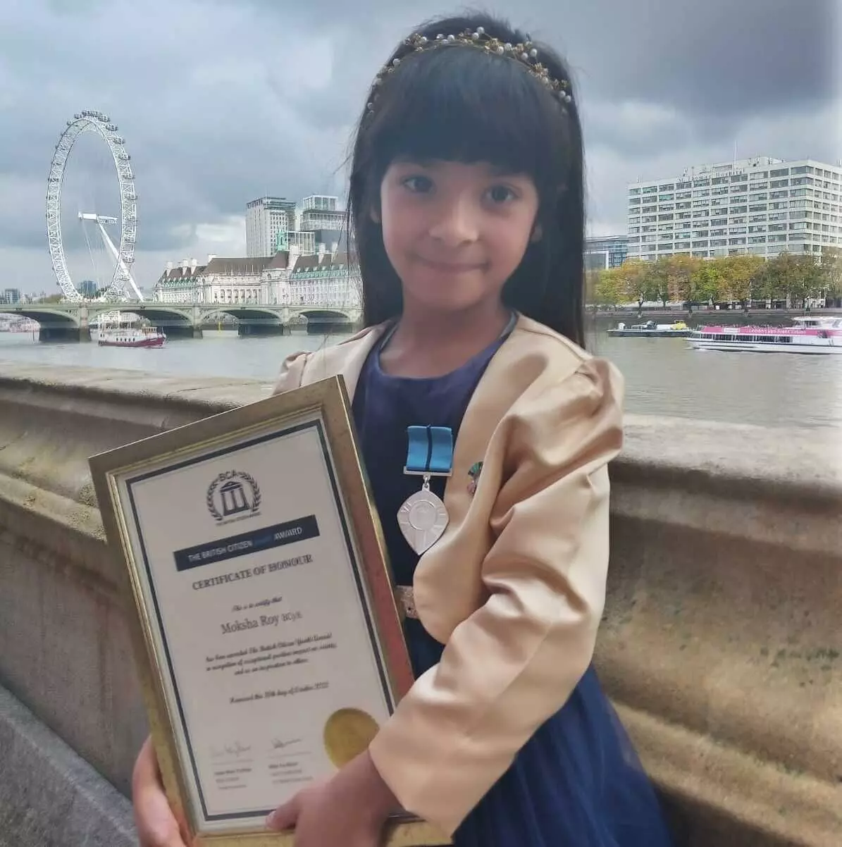 7-yr-old Indian-origin girl wins UK PM’s Points of Light award